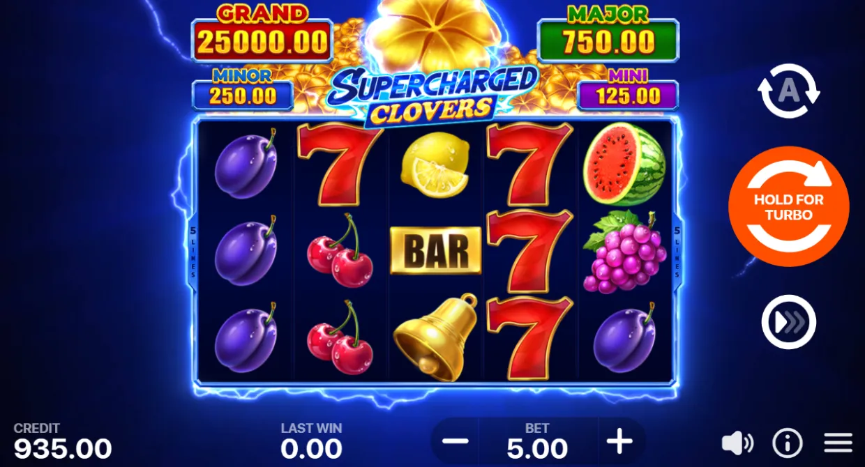 Supercharged Clovers: Hold and Win